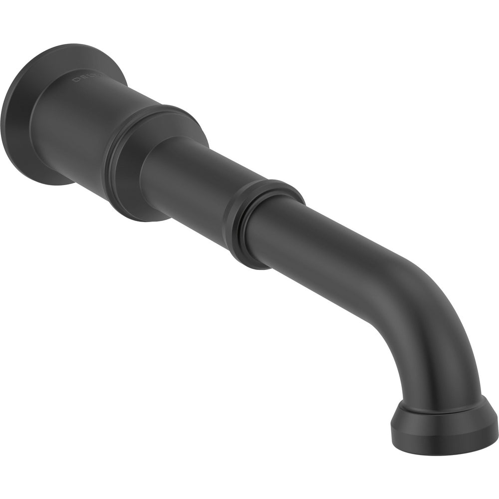 Broderick Two Handle Wall Mount Bathroom Faucet Tr - Matte Black