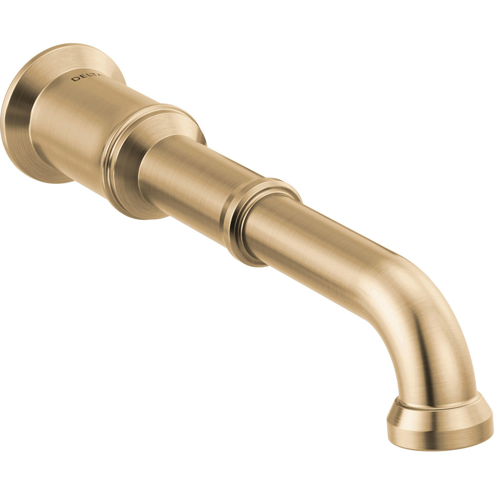 Broderick Two Handle Wall Mount Bathroom Faucet Tr - Lumicoat Champagne Bronze