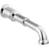 Broderick Two Handle Wall Mount Bathroom Faucet Tr - Lumicoat Chrome