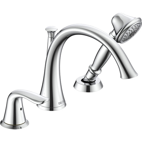Delta 3 Hole Lahara Roman Tub With Handshower