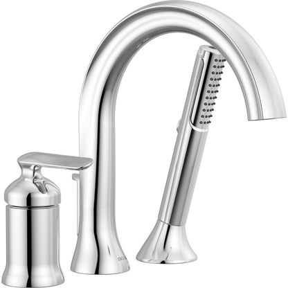 Delta BONACCI Three Hole Roman Tub Trim with Hand Shower