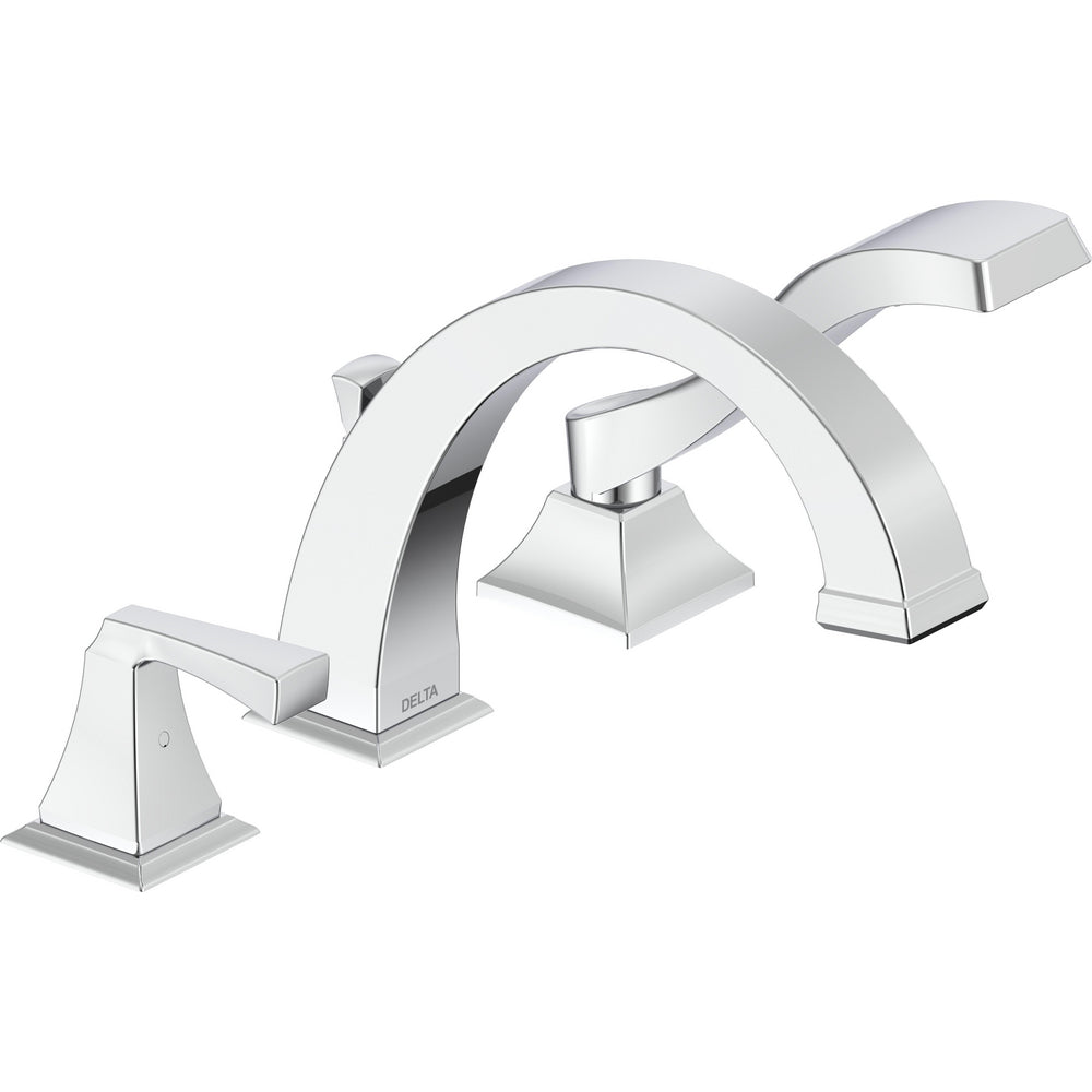 Delta 3 Hole Dryden Roman Tub With Handshower