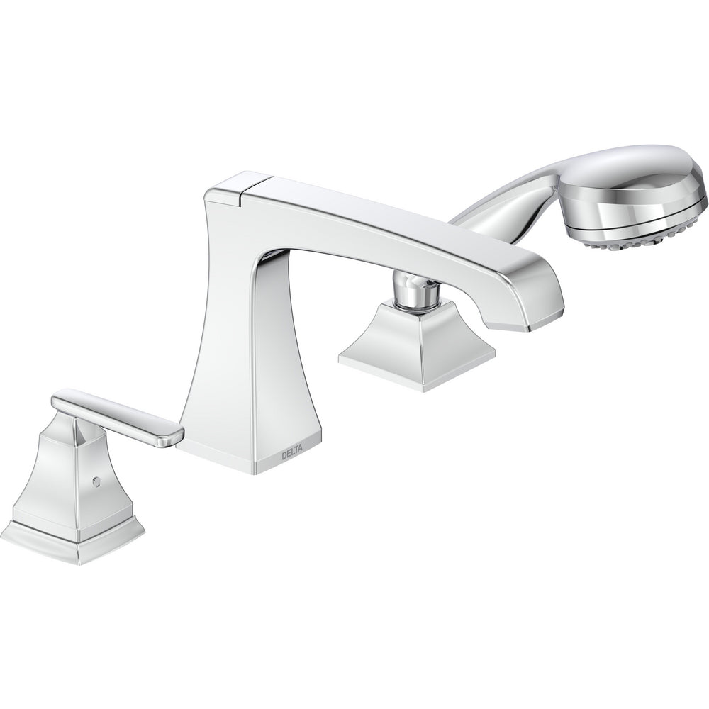 Delta 3 Hole Ashlyn Roman Tub With Handshower