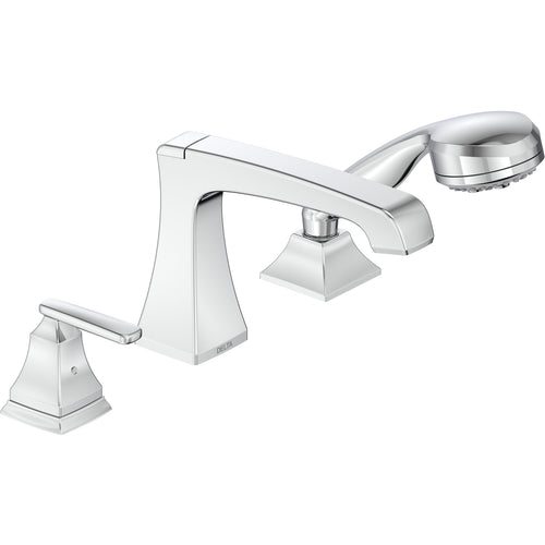 Delta 3 Hole Ashlyn Roman Tub With Handshower