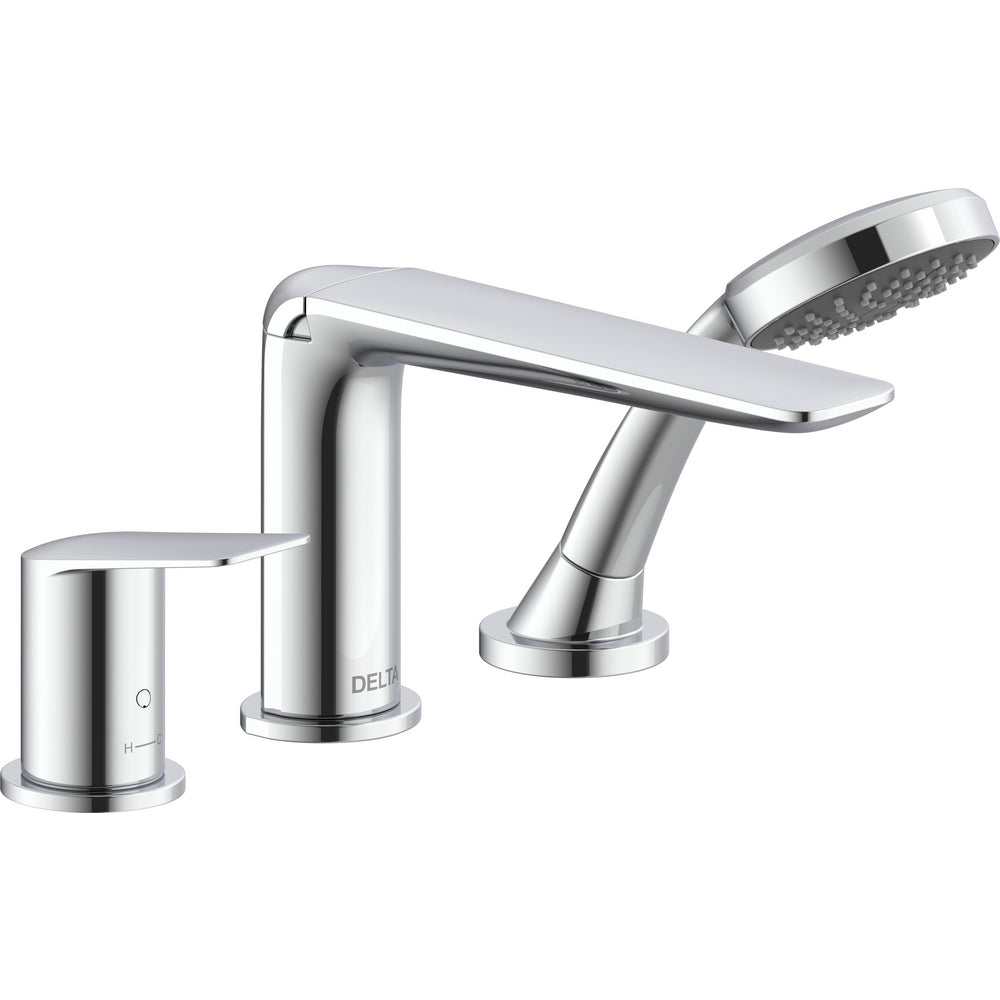 Portage Roman Tub Trim With Hand Shower - Chrome