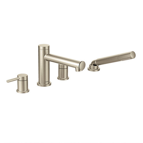 Moen Align Chrome Two-Handle Diverter Roman Tub Faucet including Handheld Shower