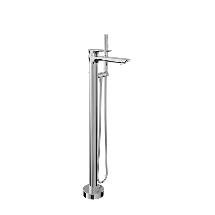 Baril Trim only for floor-mounted tub filler with hand shower
