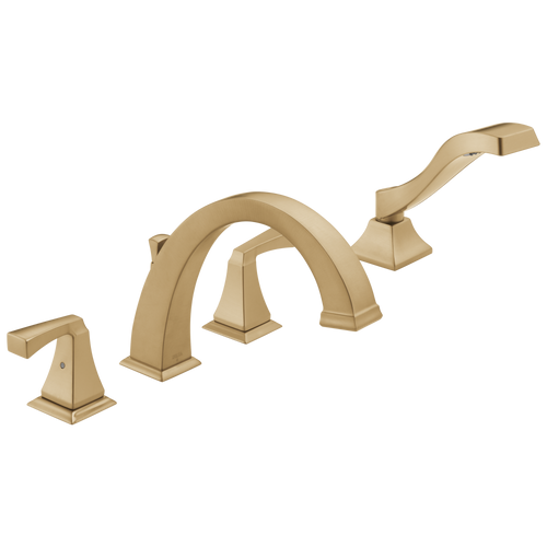 Delta Dryden - Roman Tub With Hand Shower Trim In Spotshield Stainless