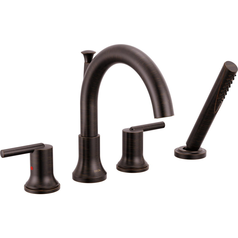 Delta Roman Tub W Hand Deck-Mount Tub Filler