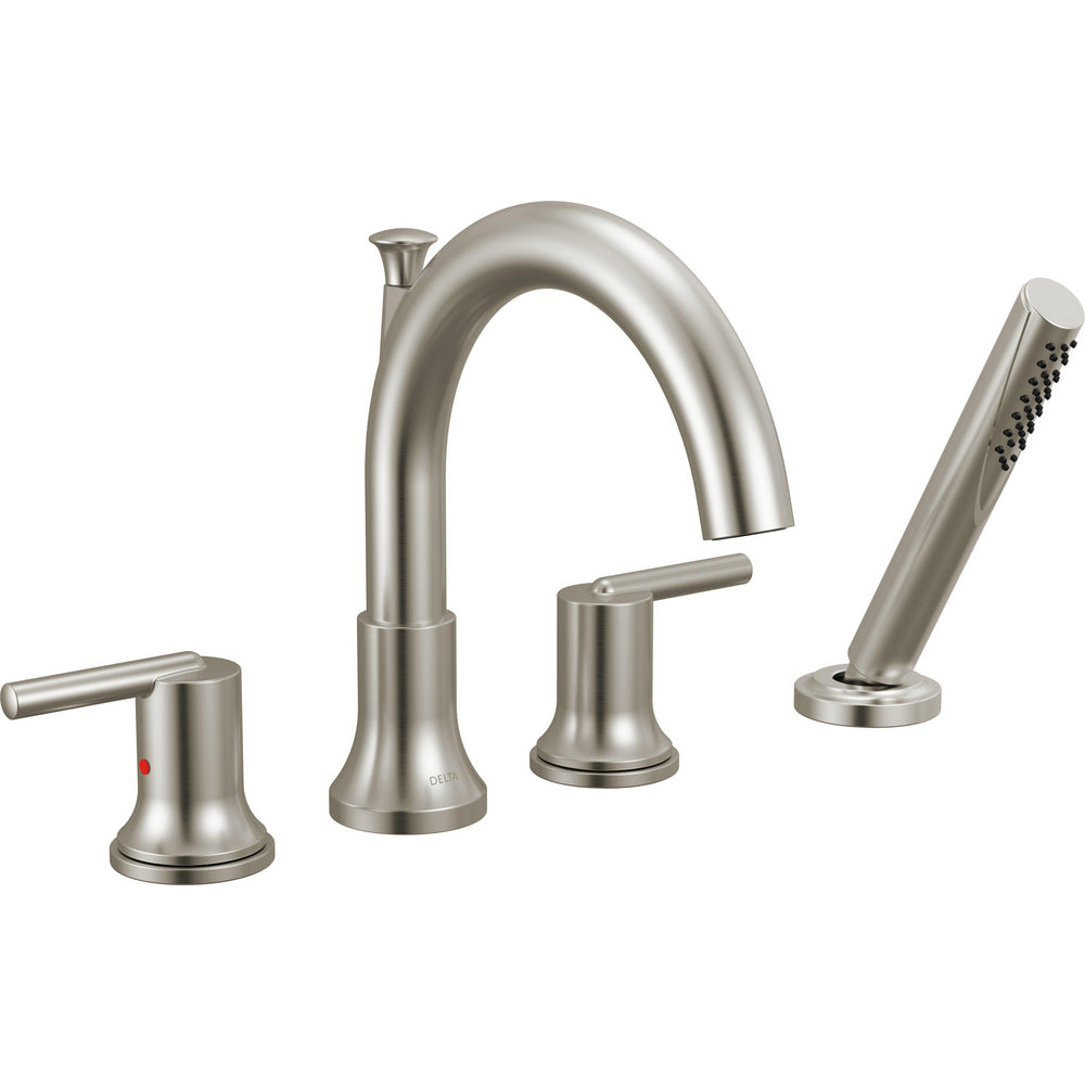 Delta Roman Tub W Hand Deck-Mount Tub Filler