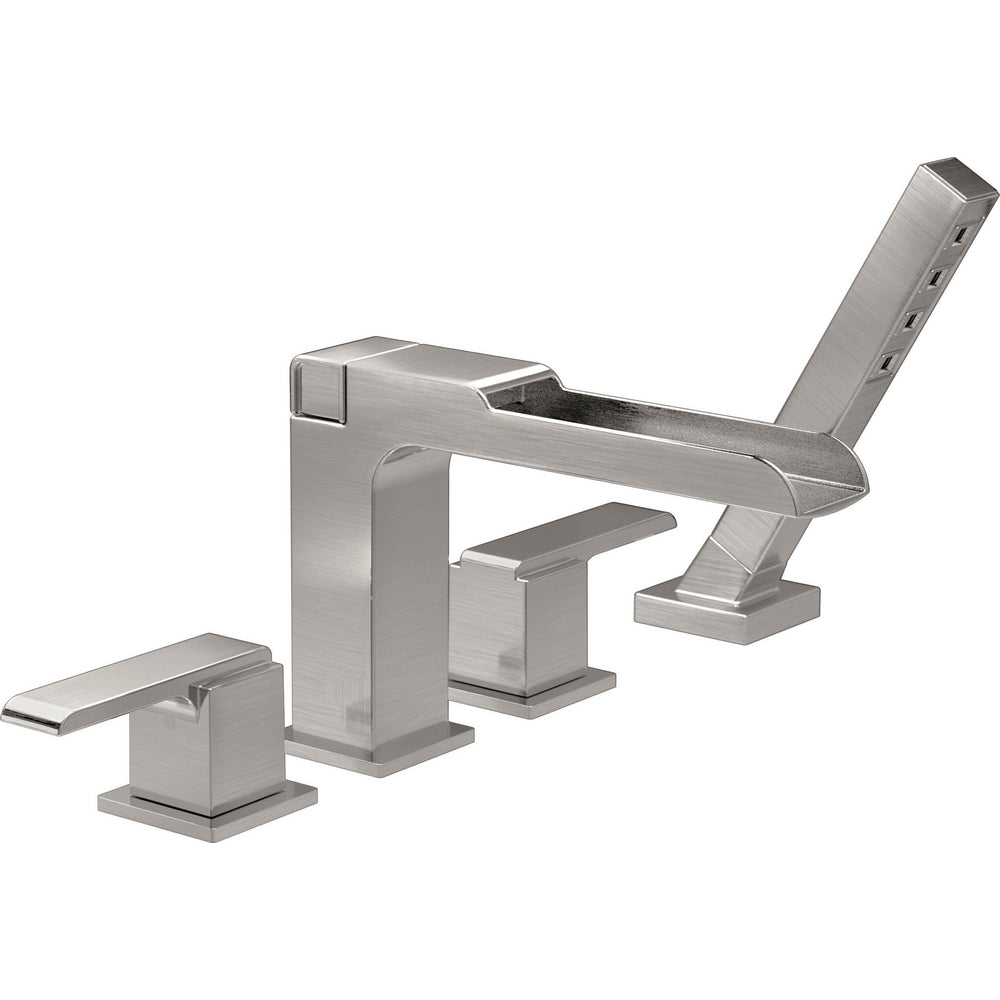 Delta Channel Roman Tub With Hand Shower