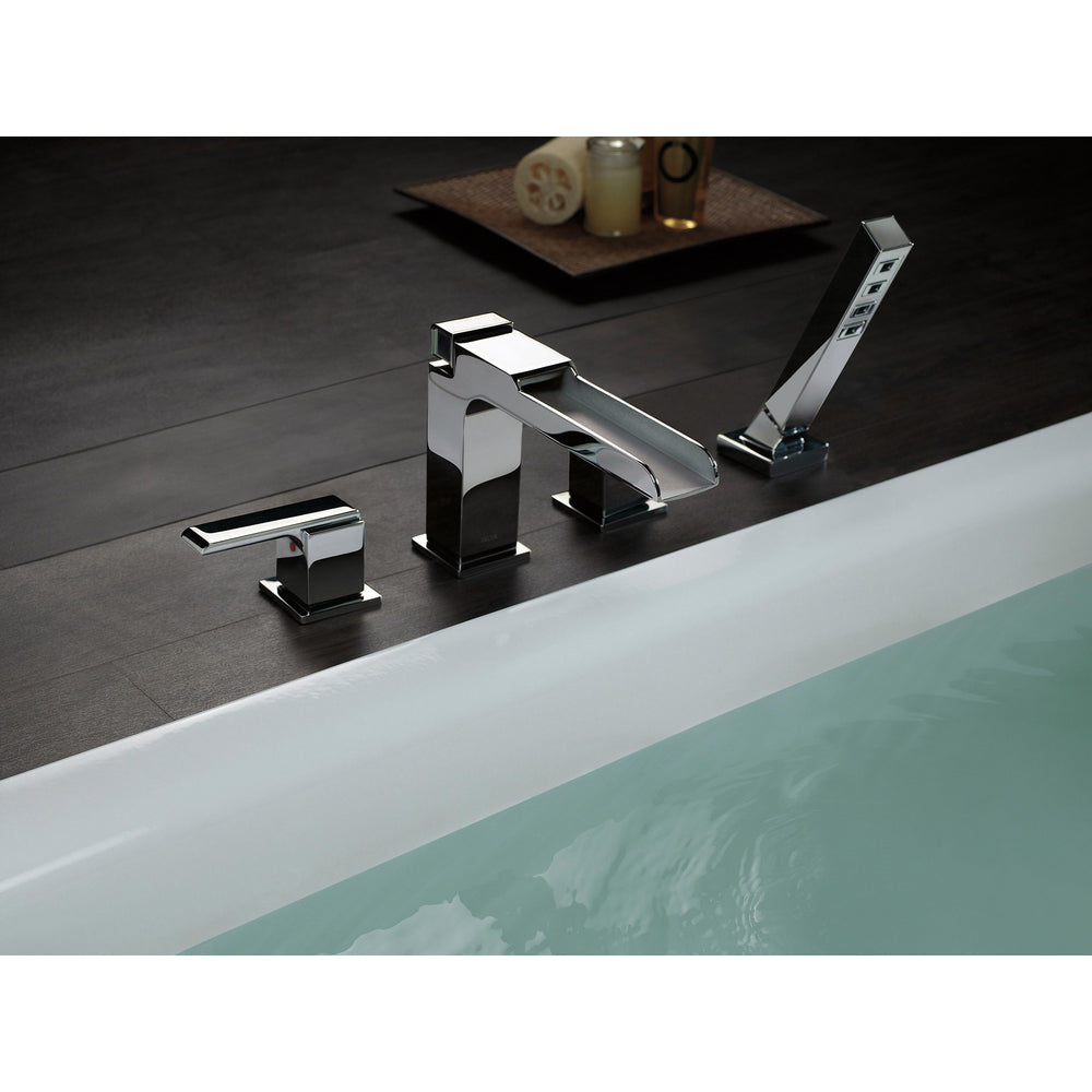 Delta Channel Roman Tub With Hand Shower