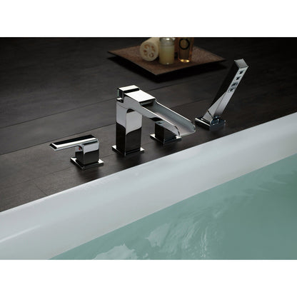 Delta Channel Roman Tub With Hand Shower