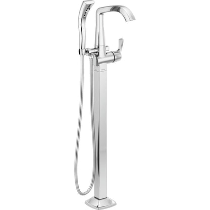 Delta Stryke Freestanding Tub Filler Trim Hs 1L - Lumicoat Chrome