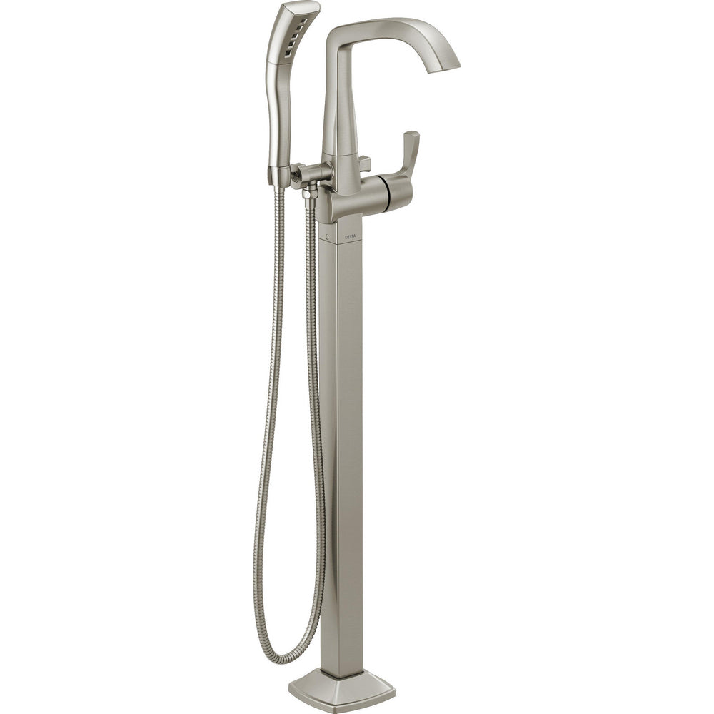 Delta Stryke Freestanding Tub Filler Trim Hs 1L - Lumicoat Stainless