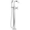 Delta Stryke Freestanding Tub Filler Trim Hs 2O - Lumicoat Chrome