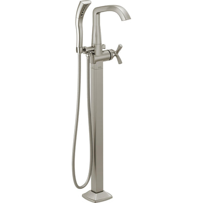 Delta Stryke Freestanding Tub Filler Trim Hs 2O - Lumicoat Stainless