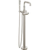 Broderick Floor Mount Tub Filler Trim- Less Handle - Lumicoat Stainless