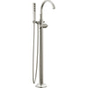 Tetra Floor Mount Tub Filler Trim - Stainless Steel