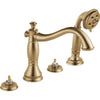 Cassidy Roman Tub W/ Hand Shower Trim - Champagne Bronze