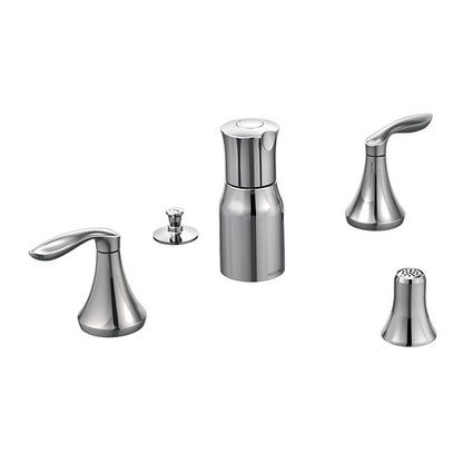 Moen Eva Chrome Two-Handle Bidet Faucet