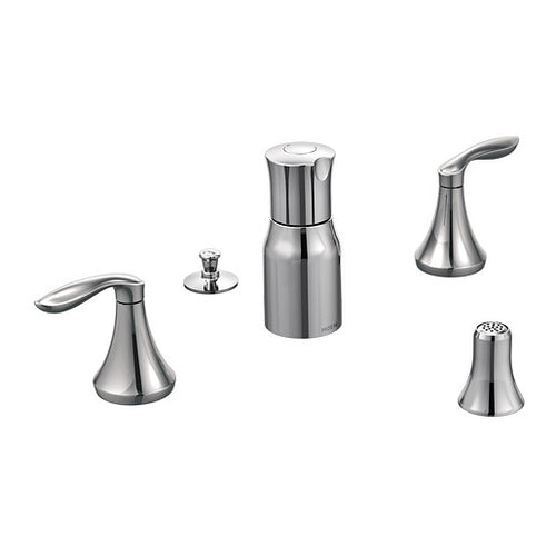 Moen Eva Chrome Two-Handle Bidet Faucet