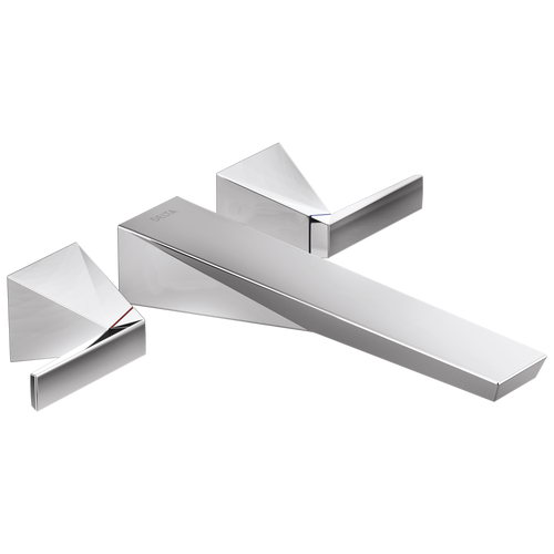 Delta Trillian - Wall Mount Tub Filler Trim In Lumicoat® Chrome