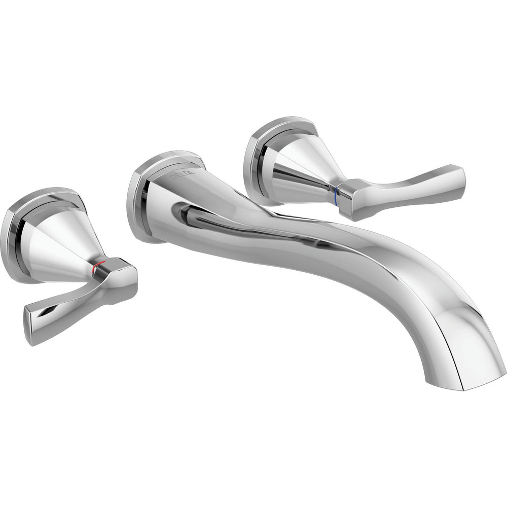 Delta Stryke Wall Mounted Tub Filler Rim 2L - Lumicoat Chrome
