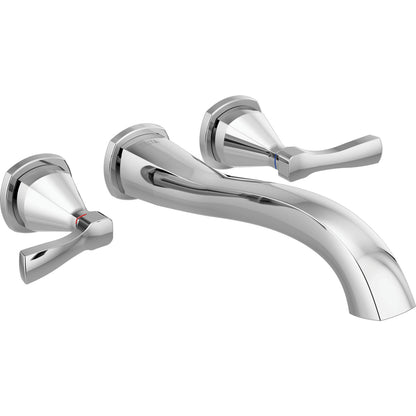Delta Stryke Wall Mounted Tub Filler Rim 2L - Lumicoat Chrome