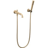 Broderick Wall Mount Tub Filler Trim With Hand Sho - Lumicoat Champagne Bronze