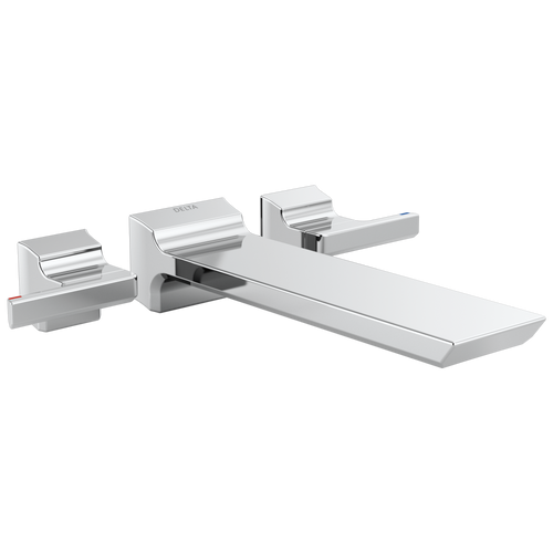 Delta Pivotal - Wall Mount Tub Filler Trim In Lumicoat® Chrome