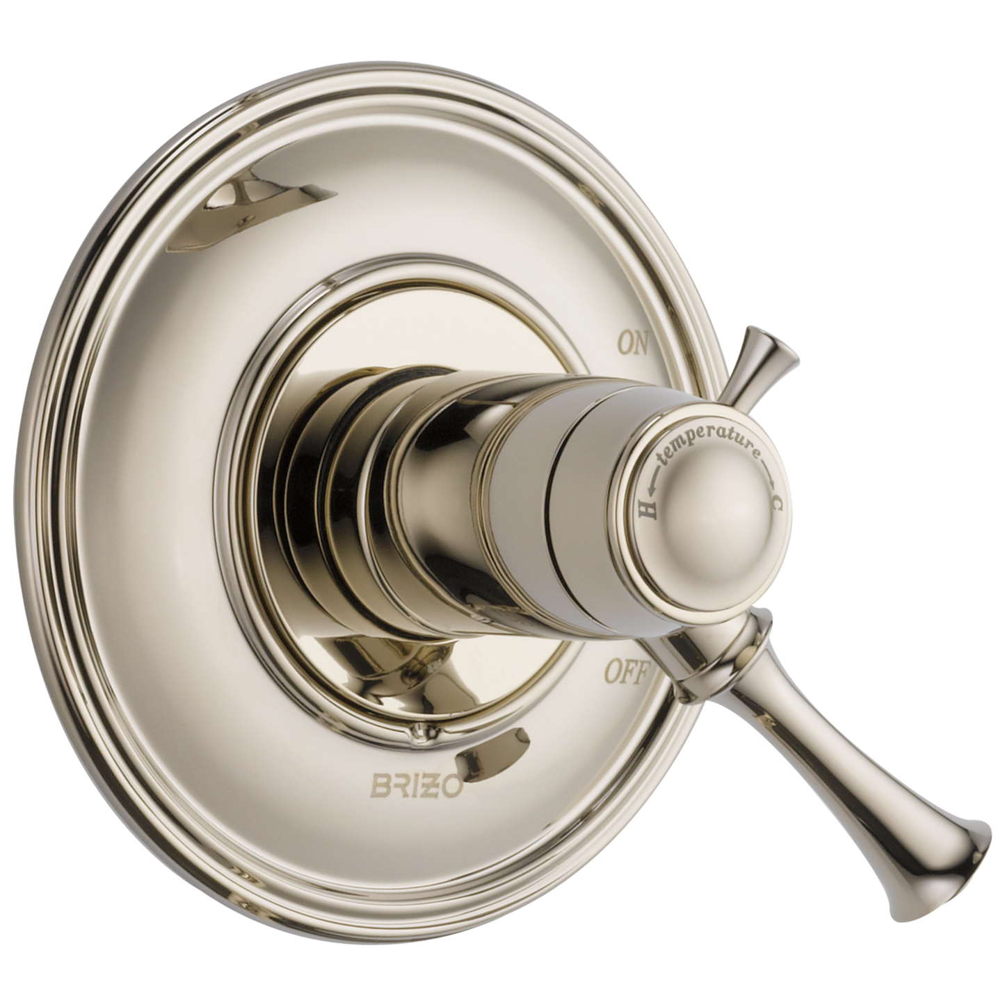 Baliza Brizo Baliza: TempAssure Thermostatic Valve Only Trim - Brilliance® Polished Nickel