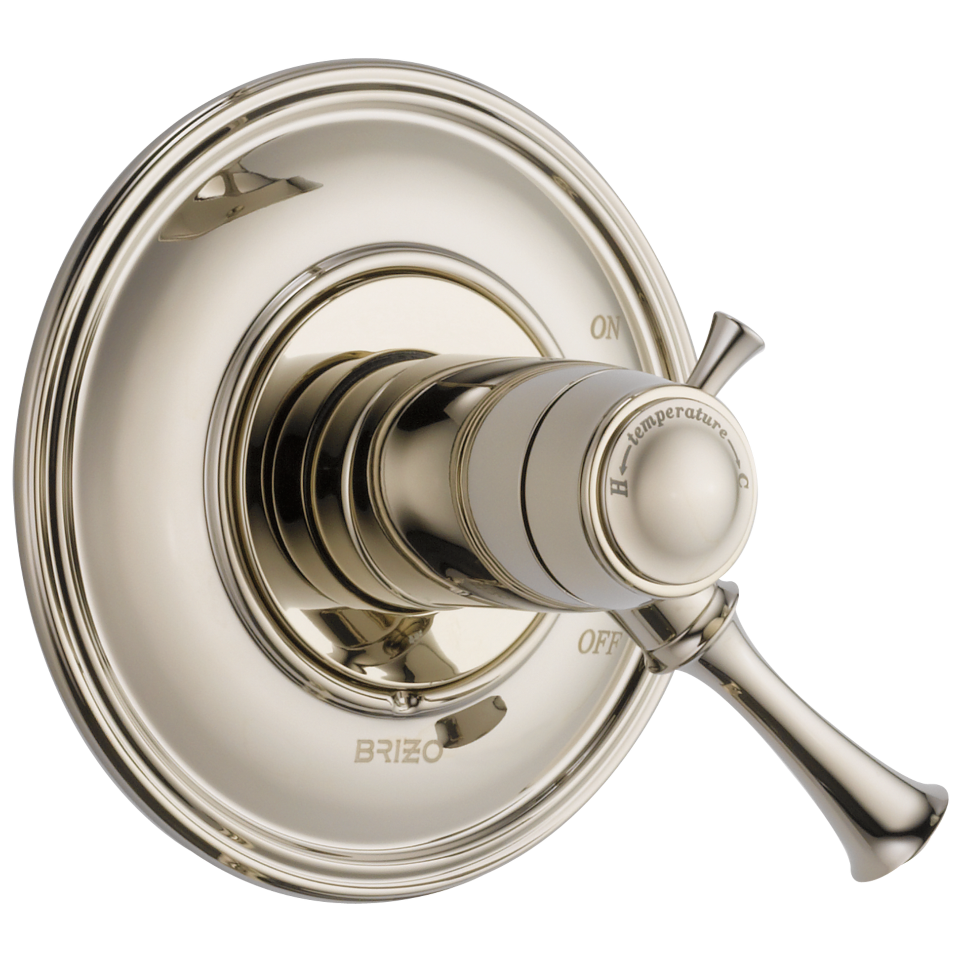 Baliza Brizo Baliza: TempAssure Thermostatic Valve Only Trim - Brilliance® Polished Nickel