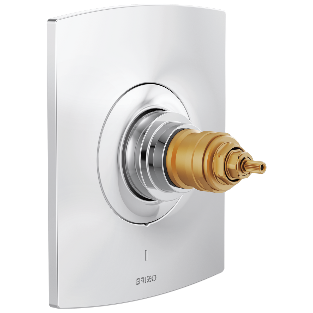 Brizo TempAssure Thermostatic Valve Only Trim - Less Handles - Polished Chrome