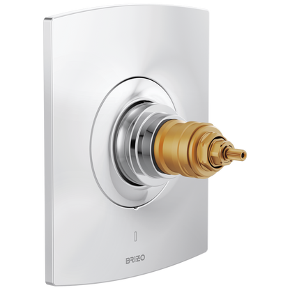 Brizo TempAssure Thermostatic Valve Only Trim - Less Handles - Polished Chrome