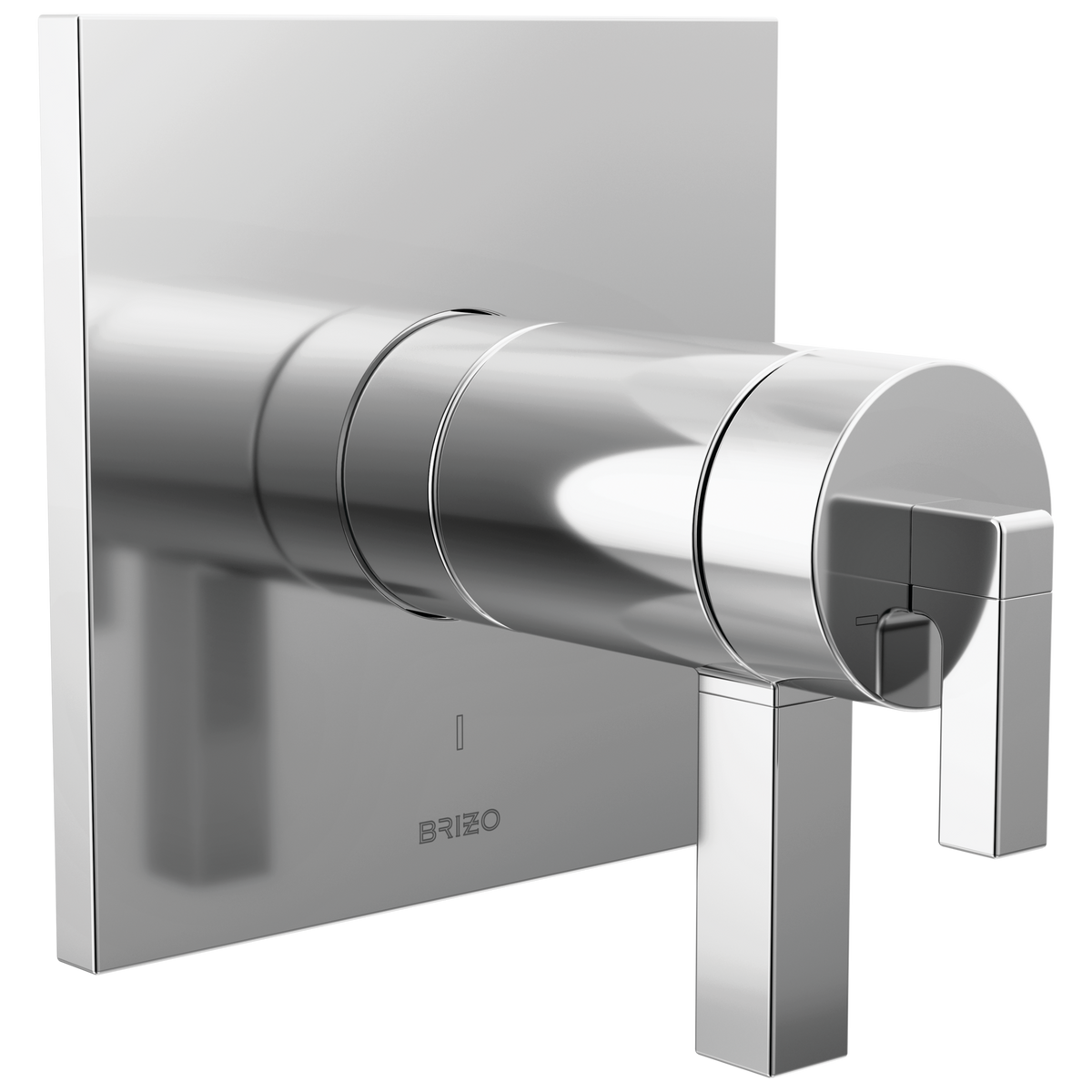 Brizo Frank Lloyd Wright Bath Collection by Brizo TempAssure Thermostatic Valve Only Trim - Less Handles - Complete Kit - Polished Chrome