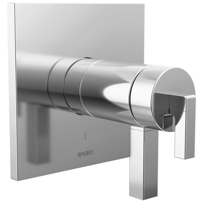 Brizo Frank Lloyd Wright Bath Collection by Brizo TempAssure Thermostatic Valve Only Trim - Less Handles - Complete Kit - Polished Chrome