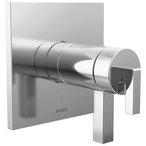 Brizo Frank Lloyd Wright Bath Collection by Brizo TempAssure Thermostatic Valve Only Trim - Less Handles - Complete Kit - Polished Chrome