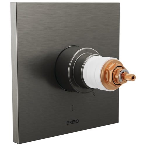 Frank Lloyd Wright Bath Collection by Brizo TempAssure Thermostatic Valve Only Trim - Less Handles - Brilliance® Luxe Steel®