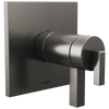Brizo Frank Lloyd Wright Bath Collection by Brizo TempAssure Thermostatic Valve Only Trim - Less Handles - Complete Kit - Brilliance® Luxe Steel®
