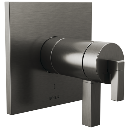 Brizo Frank Lloyd Wright Bath Collection by Brizo TempAssure Thermostatic Valve Only Trim - Less Handles - Complete Kit - Brilliance® Luxe Steel®