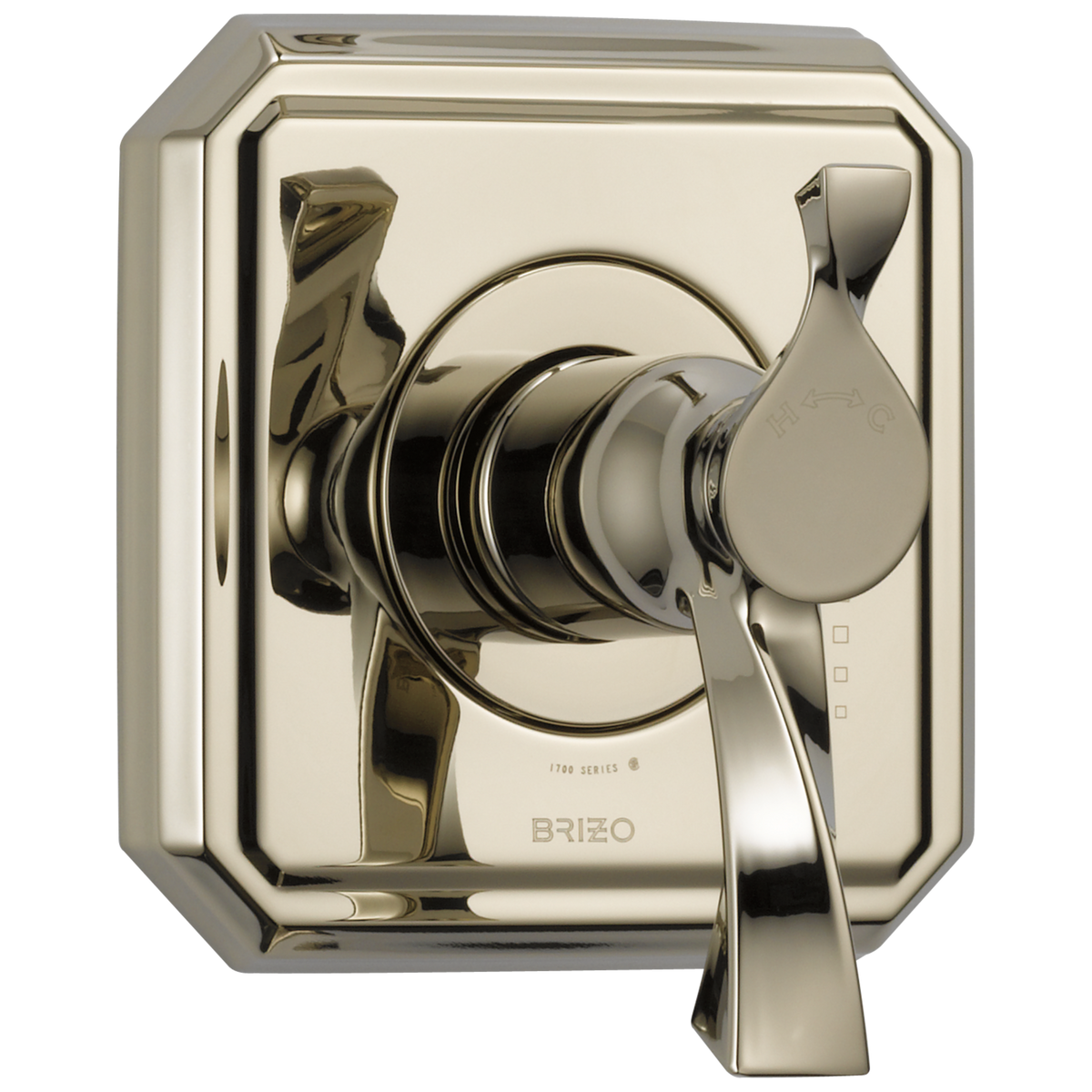 Virage Brizo Virage: TempAssure Thermostatic Valve Only Trim - Brilliance® Polished Nickel