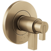 Brizo Litze TempAssure Thermostatic Valve Only Trim - Less Handles - Complete Kit - Brilliance® Luxe Gold®