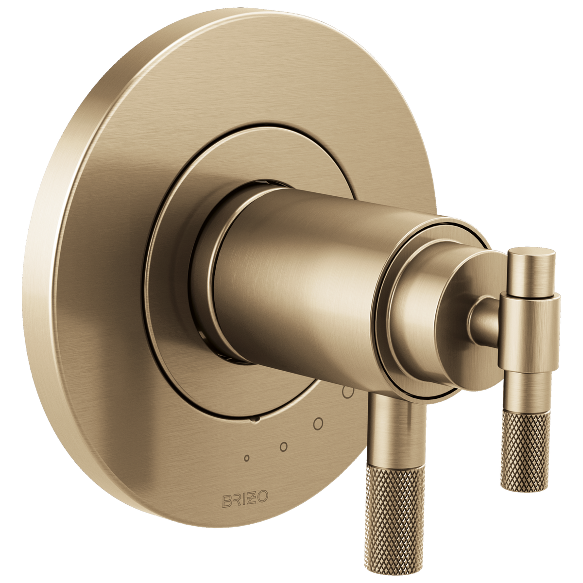 Brizo Litze TempAssure Thermostatic Valve Only Trim - Less Handles - Complete Kit - Brilliance® Luxe Gold®