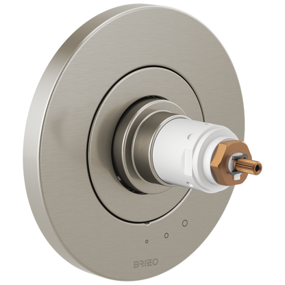 Litze TempAssure Thermostatic Valve Only Trim - Less Handles - Brilliance® Luxe Nickel®