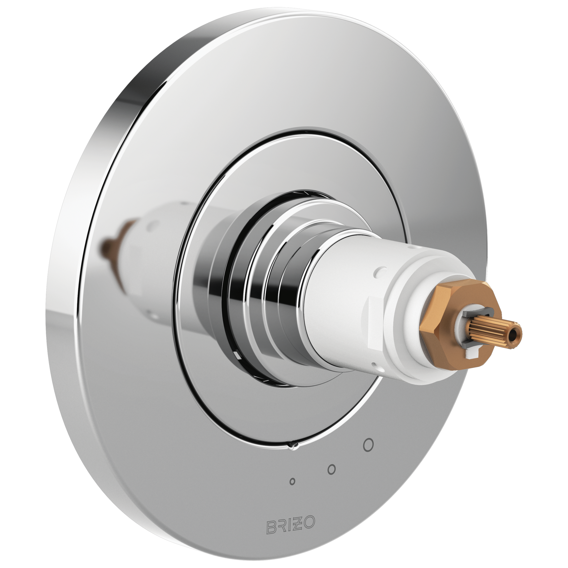 Litze TempAssure Thermostatic Valve Only Trim - Less Handles - Polished Chrome