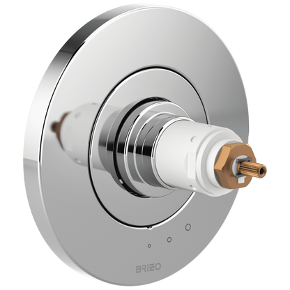 Litze TempAssure Thermostatic Valve Only Trim - Less Handles - Polished Chrome