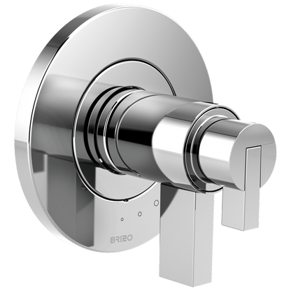 Brizo Litze TempAssure Thermostatic Valve Only Trim - Less Handles - Complete Kit - Polished Chrome