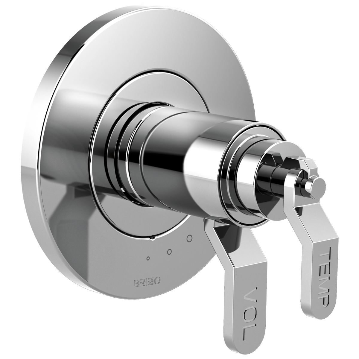 Brizo Litze TempAssure Thermostatic Valve Only Trim - Less Handles - Complete Kit - Polished Chrome