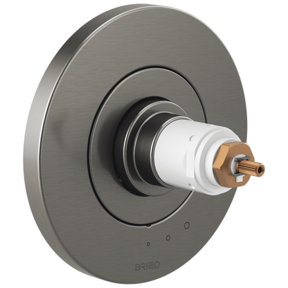 Litze TempAssure Thermostatic Valve Only Trim - Less Handles - Brilliance® Luxe Steel®